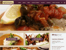 Tablet Screenshot of capistranorestaurant.com